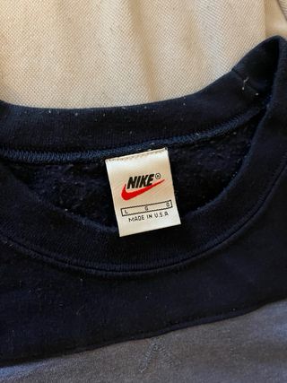 Felpa Nike Vintage blu scuro e grigio-blu