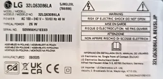 TV LG 32 HD Smart TV 32LQ63 2025 webOS.