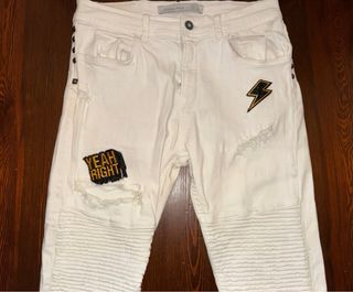 Pantalón Zara Blanco Talla 40