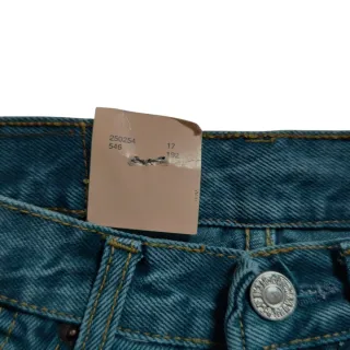 Levi's 501 Shrink-To-Fit Rare Pool Blue Colour 90s