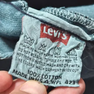 Levi's 501 Shrink-To-Fit Rare Pool Blue Colour 90s