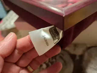 Bandeja con cojín de rosas