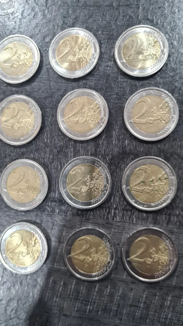 Set 12 Monete Commemorative Italia