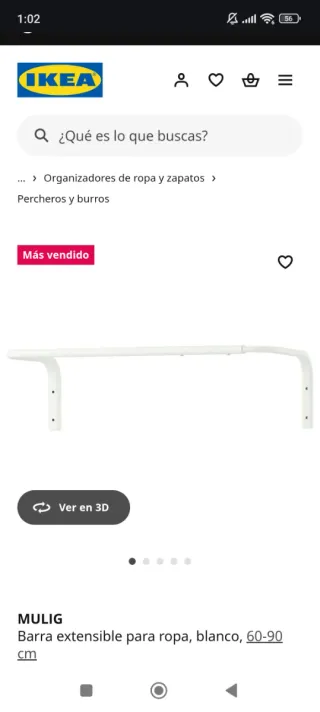 Burro empotrado Mullig blanco