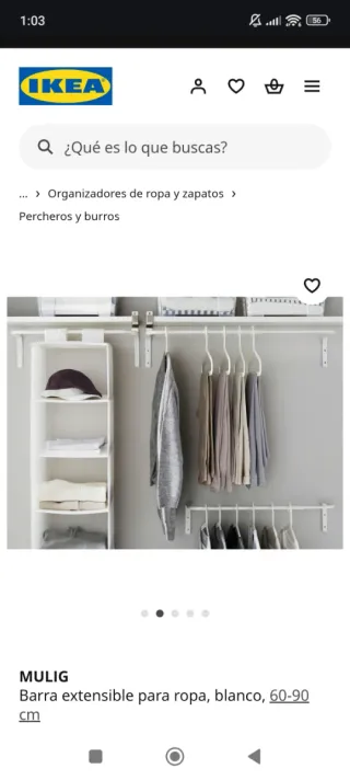 Burro empotrado Mullig blanco