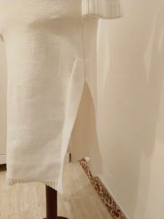 Vestido largo invierno cuello alto