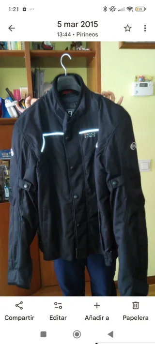 Chaqueta de moto Ixs hombre