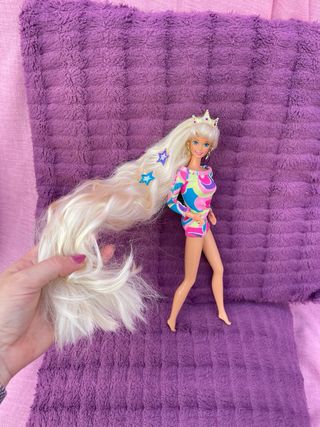 Muñeca Barbie sirena Sirenita Años 90 PELAZO