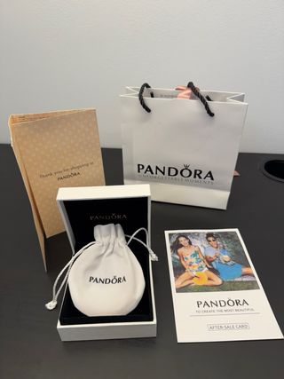 Pulsera Pandora Corazón Oro Rosa