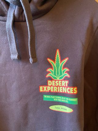 Sudadera Bershka Estampado Desierto