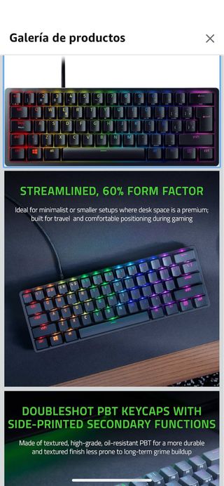 Teclado Gamer Razer 60% RGB