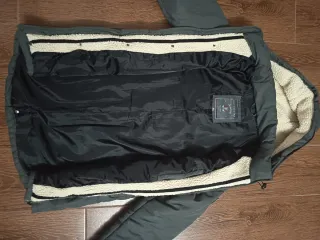 Parka verde oliva Cotton&Silk