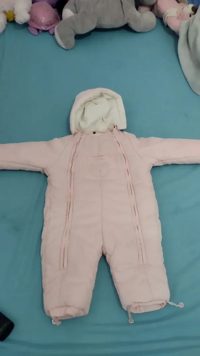 Saco de dormir rosa para bebé