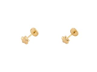 pendientes oro 18k con piedra