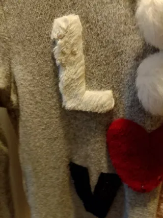 Felpa con cappuccio LOVE bambina