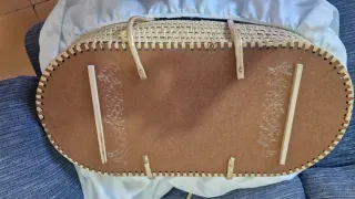 Capazo bebé mimbre clásico completo moises