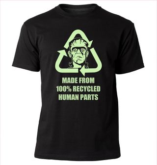 CAMISETA made from 100% recycled human parts  -TALLA S M L XL XXL XXXL SIZE nueva