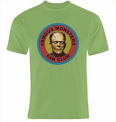 CAMISETA FAMOUS MONSTERS FAN CLUB -TALLA S M L XL XXL XXXL SIZE nueva