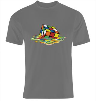 CAMISETA Melted Rubik-TALLA S M L XL XXL XXXL SIZE T-SHIRT