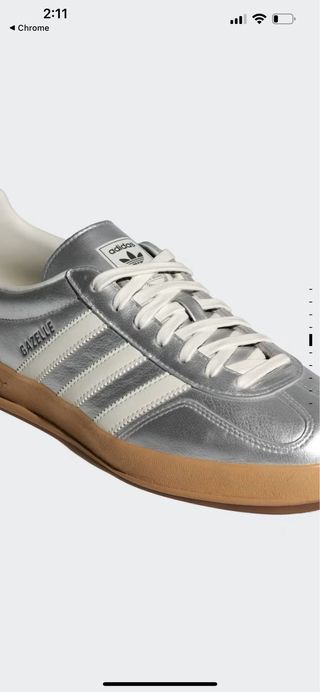 Adidas Gazelle Indoor Plata