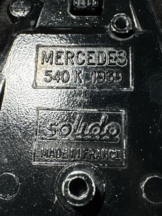 Mercedes 500K 1939 Solido