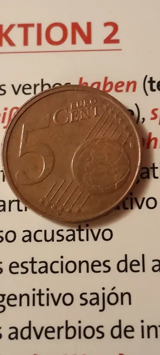 Moneda 5 céntimos euro Luxemburgo 2004