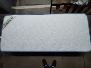 2 Somieres y colchón 80x180cm