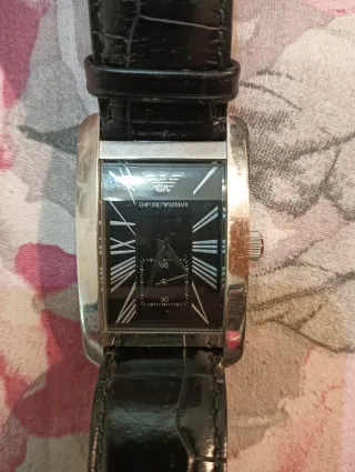 Orologio Emporio Armani Quarzo Rettangolare Nero