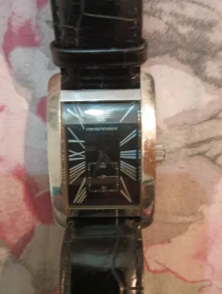 Orologio Emporio Armani Quarzo Rettangolare Nero
