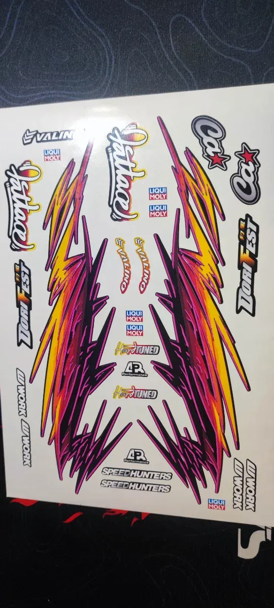 Stickers radiocontrol drift kits A4