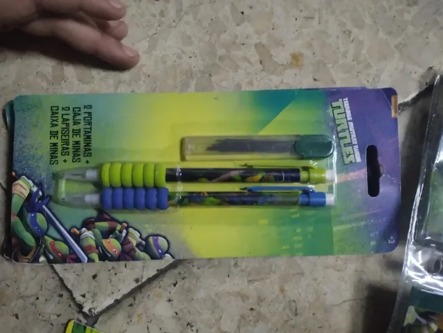 Portaminas Tortugas Ninja + Minas.