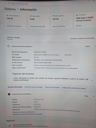 Ordenador PC Gaming AMD Nvidia