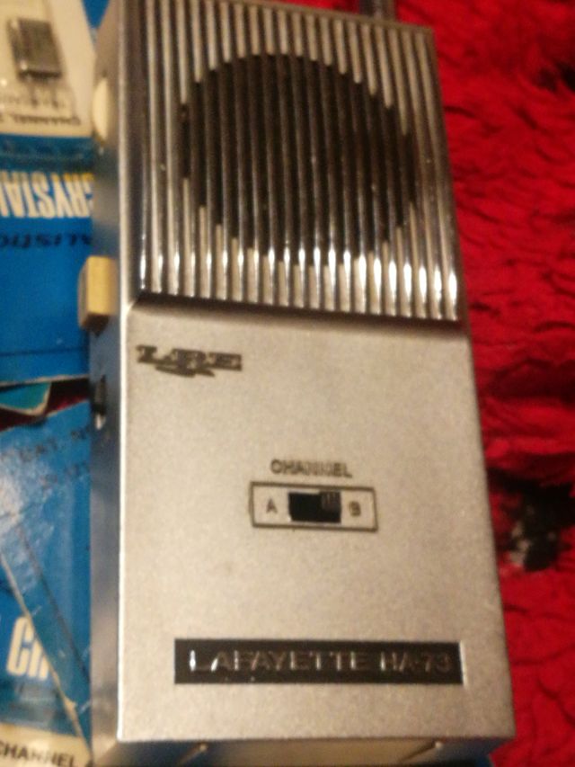 Walkie Talkie Funda Negra de cuero