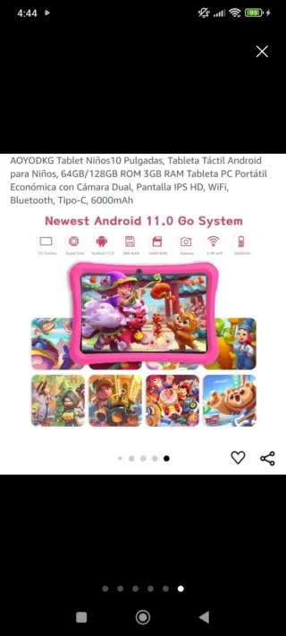 Tablet para reparar pantalla loca