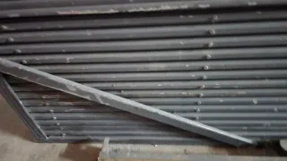 Puerta ballesta de tienda