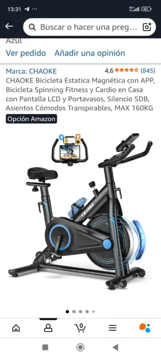 Bicicleta Estática CHAOKE Magnética APP NUEVA