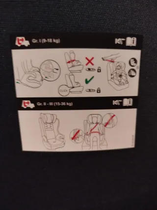 Silla de coche para bebé PLAY(no funciona Isofix)