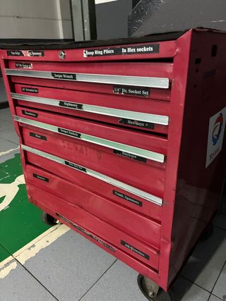 Carro de Herramientas Rojo