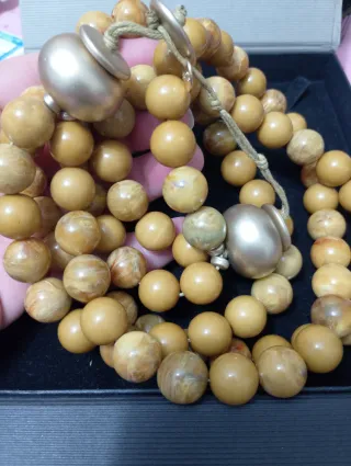 Collana vintage perle multifilo