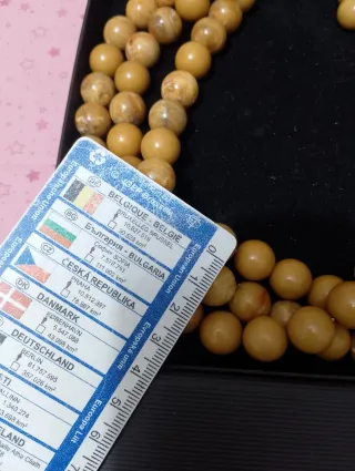 Collana vintage perle multifilo