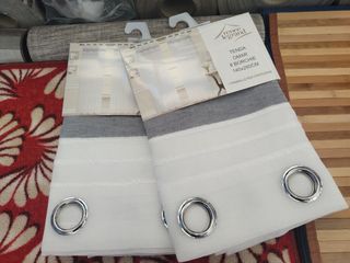 2 Tende Omar 140x280 Filtrante Panna /Grigio