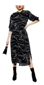 Vestido Estampado Caballos Talla S