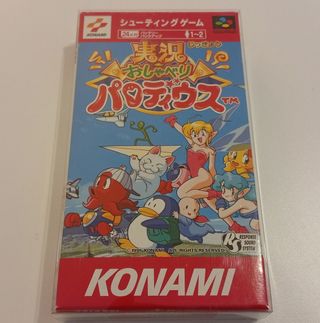 "Jikkyo Oshaberi Parodius" Konami - Super Famicom