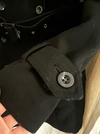 Cappotto Esprit nero con cintura