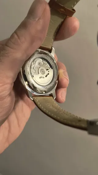 Orologio Cadisen Automatico Blu Sunburst Nuovo