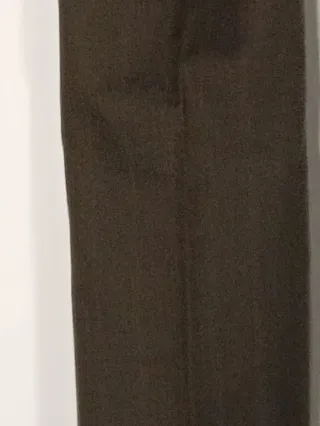 Pantalón Zara tela espiga marrón