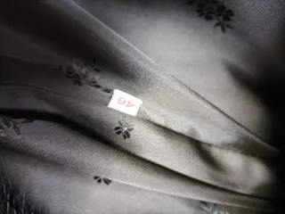 Abrigo largo tipo visón