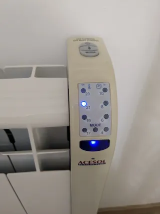 Radiador Eléctrico Blanco