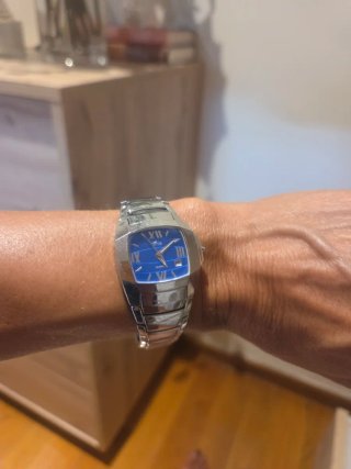 Reloj Lotus Mujer Azul y Plateado