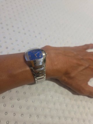 Reloj Lotus Mujer Azul y Plateado